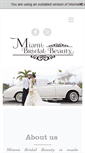 Mobile Screenshot of miamibridalbeauty.com